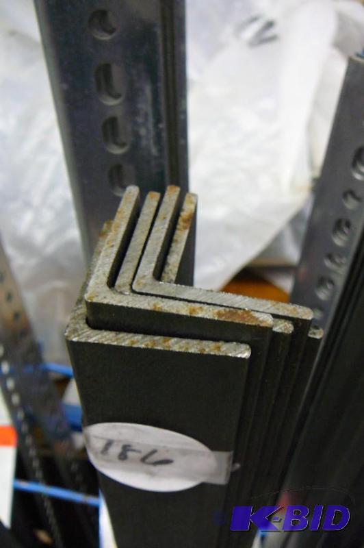 lot 186 image: 1-12" x 48" solid angle hot rolled...