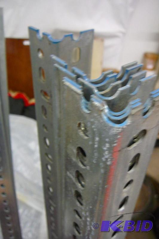 lot 194 image: 12" x 72" slotted angle&nbspgalva...