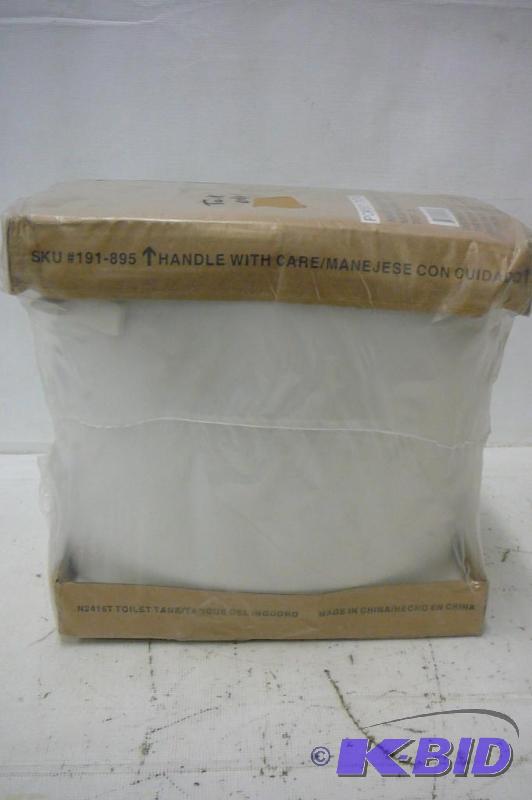 lot 46 image: Stool tank 1.6 GPF White NEW...