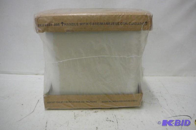 lot 47 image: Stool tank 1.6 GPF White NEW...