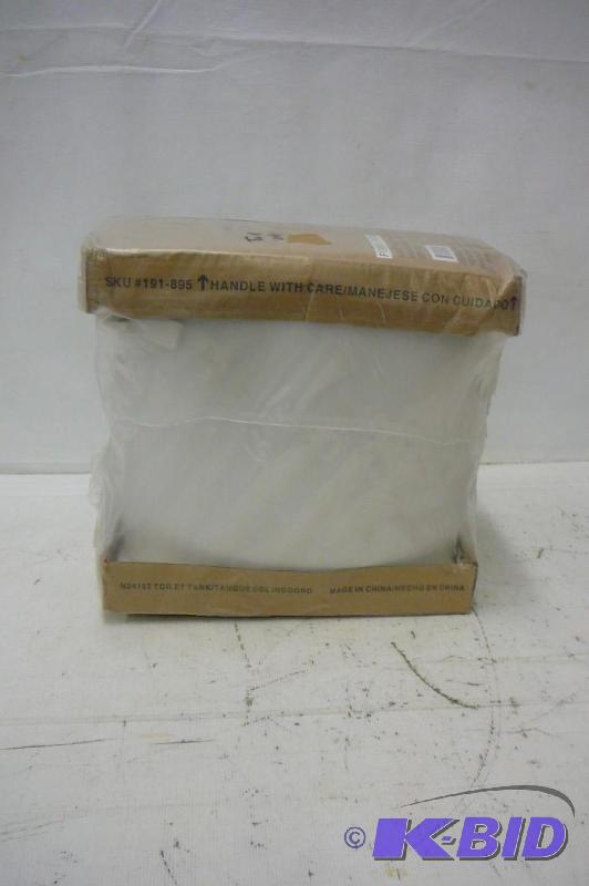 lot 48 image: Stool tank 1.6 GPF White NEW...