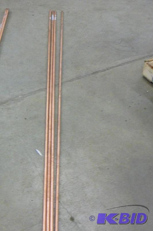 lot 60 image: 58" x 8L UL ground rod 4 count...