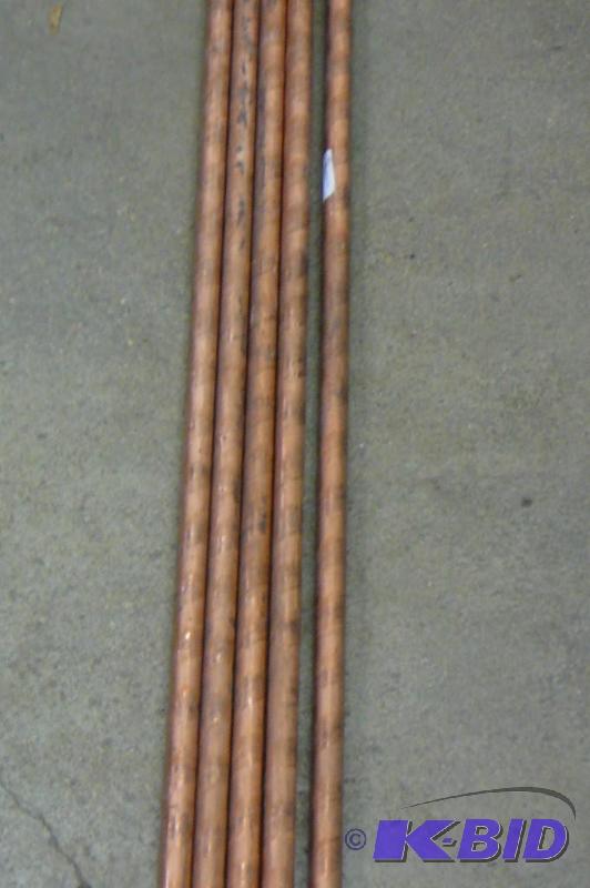 lot 61 image: 58" x 8L UL ground rod 5 count...