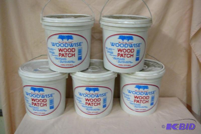 lot 89 image: Woodwise&nbspwood patch 5-1 gallon container...