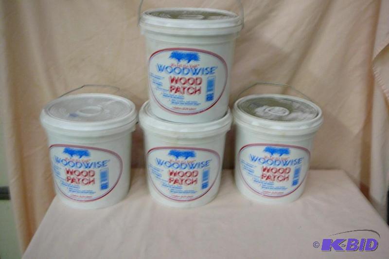 lot 90 image: Woodwise wood patch 4-1 gallon containers of ...