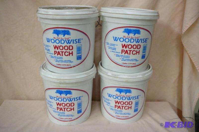 lot 93 image: Woodwise wood patch 4-1 gallon containers of ...