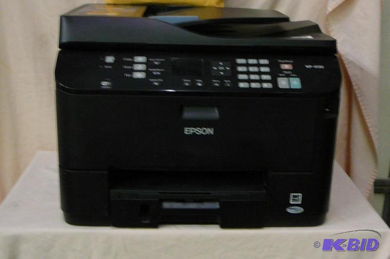 lot 96 image: Epson work force WP-4530 printer, scan, fax,c...