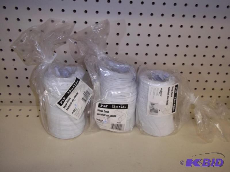 3 New 3&quot x 8 Vinyl ducting...