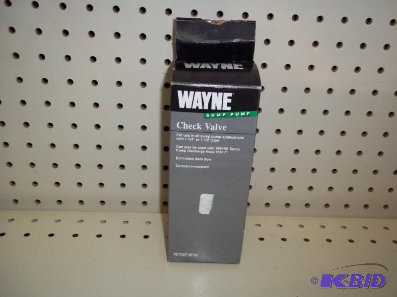 New Wayne Check valve...