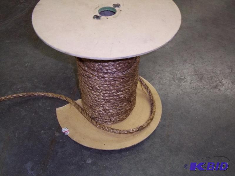 New partial roll 38&quot Manila rope...