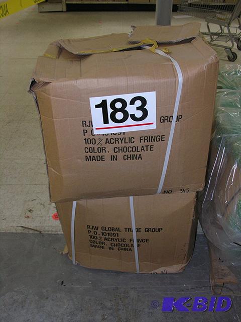 Fabric Fringe  Chocolate Brown