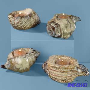 Rustic Shell Tealight