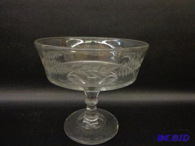 Crystal Pedestal Dish   7 58&quot High x 8 ...
