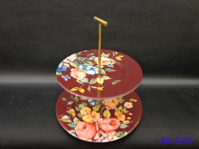 2 Tier Serving Tray   8 78&quot  10 58&quo...