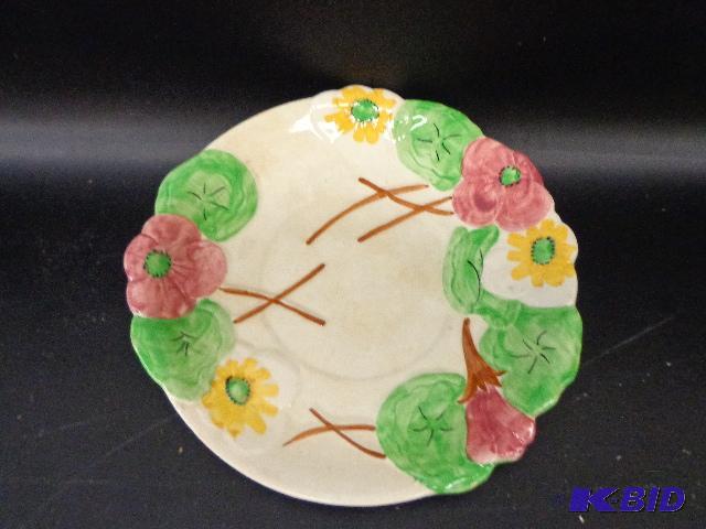 Raised Floral Pattern Plate   Made in England...