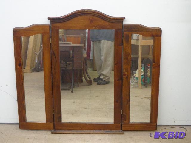 DresserHanging Mirror   3 Section Mirror  Si...
