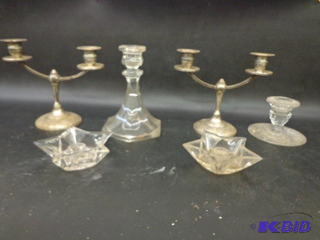 Multiple Candle Holders   2 - Sterling MFH We...