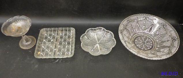 Glassware   Sunday Dish - 5&quot  Relish Tra...