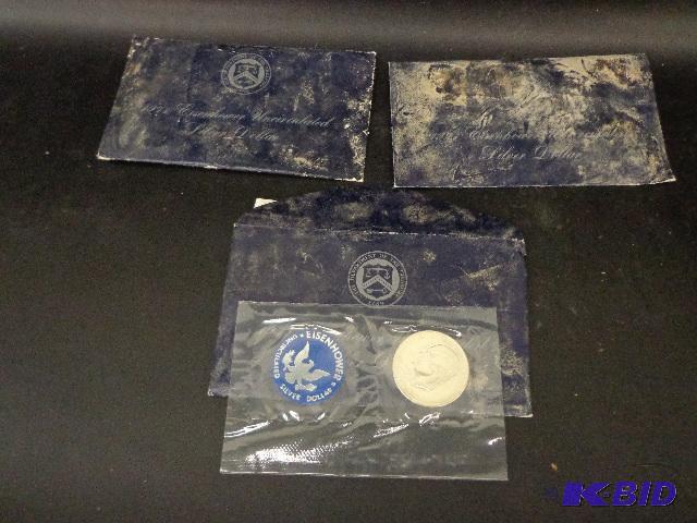 1971 Eisenhower Silver Dollars&nbsp   Uncirc...