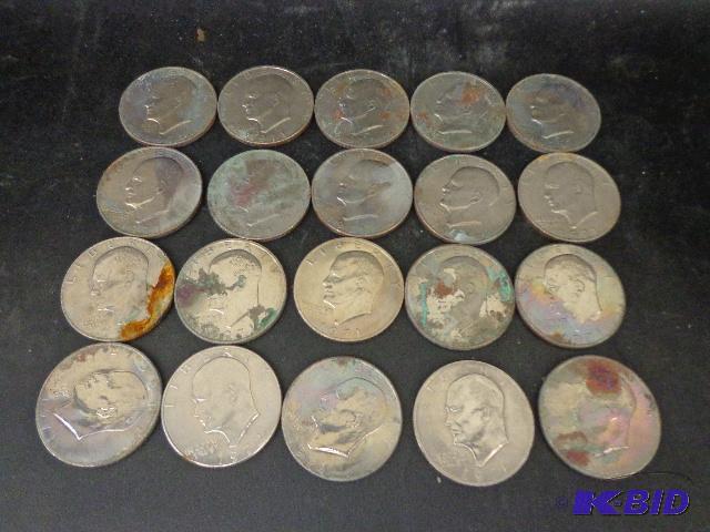 Eisenhower Liberty Dollars   Denver Mint  18 ...