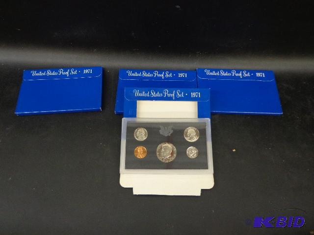 1971 U.S Proof Set   Quantity of 4  Uncircula...
