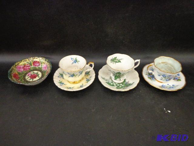 China Dishes   3 Unique Tea CupsRoyal Albert...