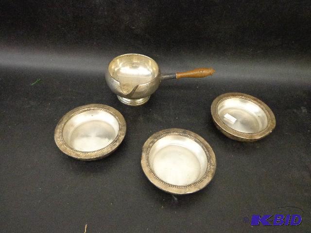 Sterling Dishes   1865&nbsp  Mark 50 Blackin...