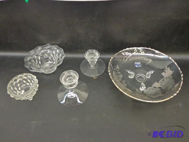 Beautiful Dishes   25th Anniversary Dish  Sil...