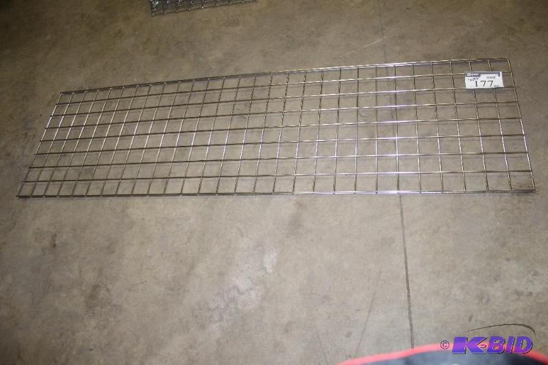 Wire Grid DIsplay Units wPail of Hangers & Hooks