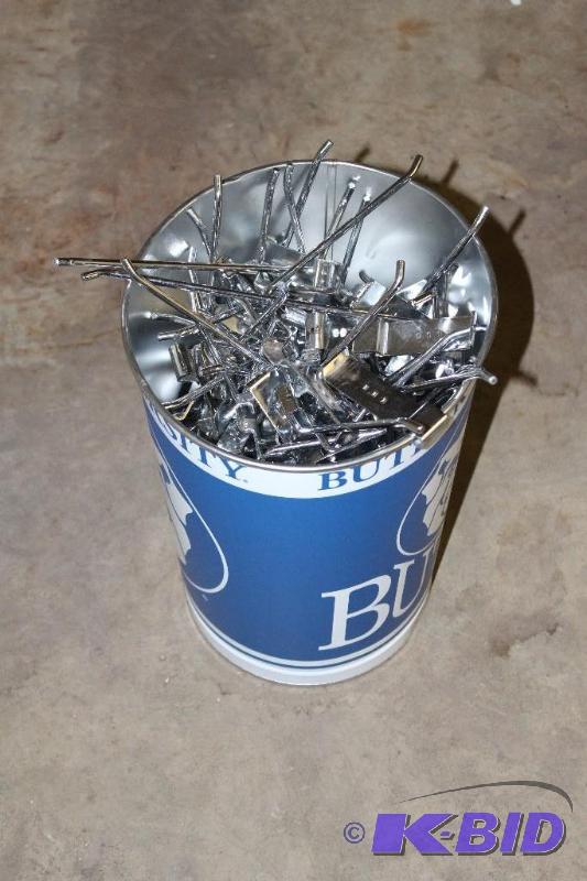Wire Grid DIsplay Units wPail of Hangers & Hooks