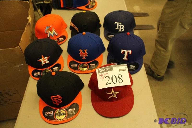 Officially Licensed Fitted Hats wMiscellaneous Sizes & Sports Team Logos