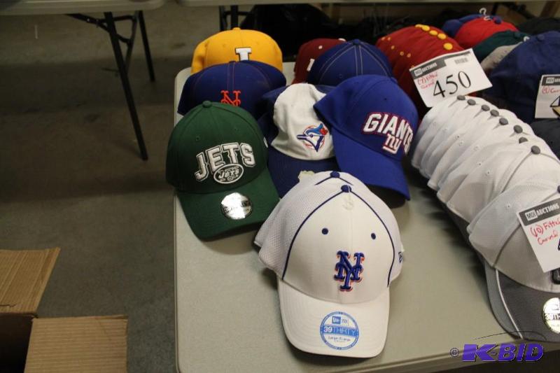 Officially Licensed Fitted Hats wMiscellaneous Sizes & Sports Team Logos