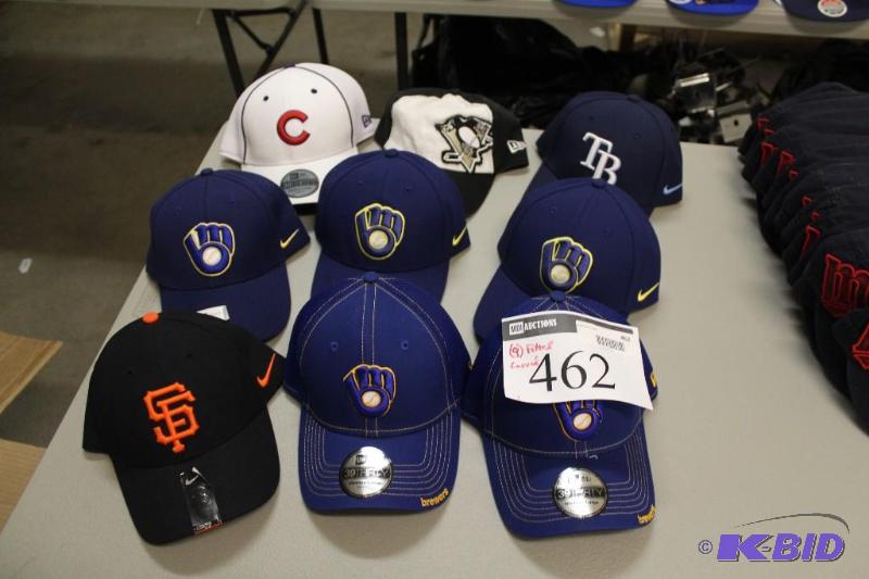 Officially Licensed Fitted Hats wMiscellaneous Sizes & Sports Team Logos