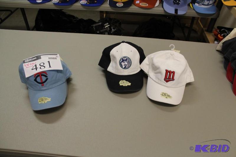 Officially Licensed Fitted Hats wMiscellaneous Sizes & Minnesota Sports Team Logos