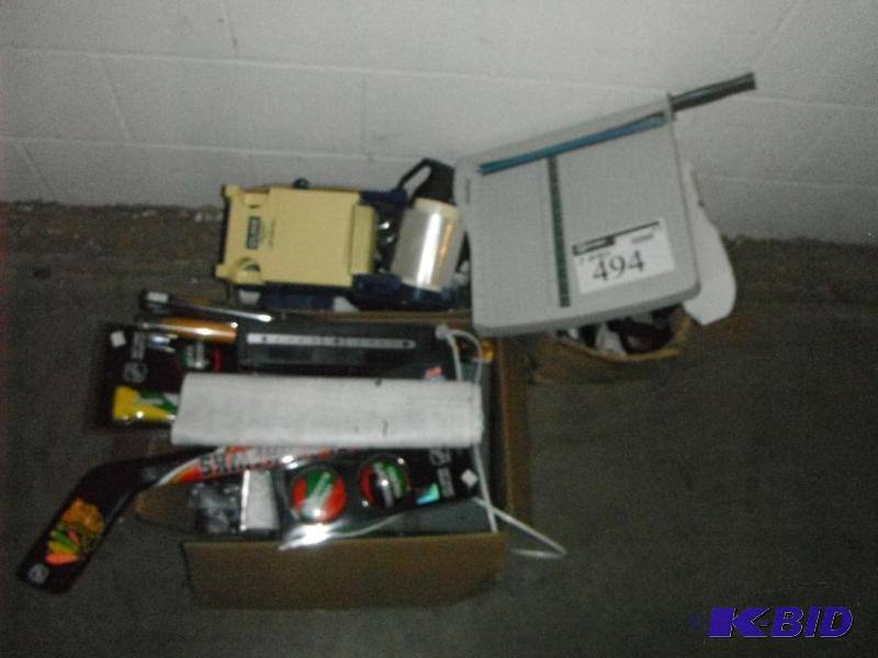 Box of Miscellaneous Office Supplies