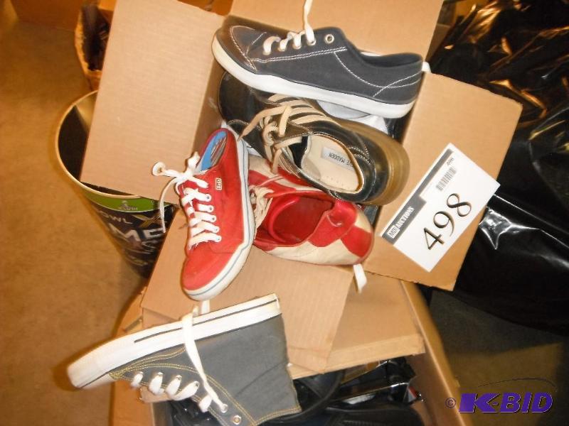 Box of Miscellaneous Shoes Used for Mannequins