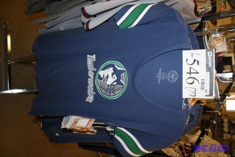 Officially Licensed Sports Apparel Tops Timberwolves Merchandise (L)