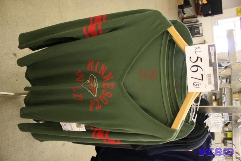 Officially Licensed Sports Apparel Tops (XL) Minnesota Wild