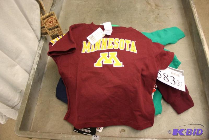 Officially Licensed Clothing Tops wMiscellaneous Sizes & Sports Team Logos