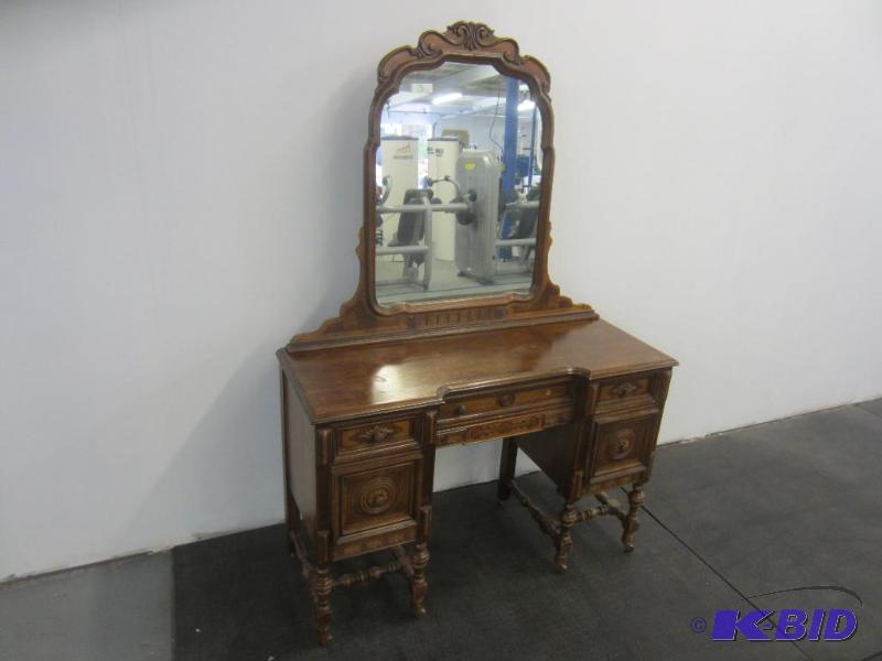 Antique Dresser with Mirror