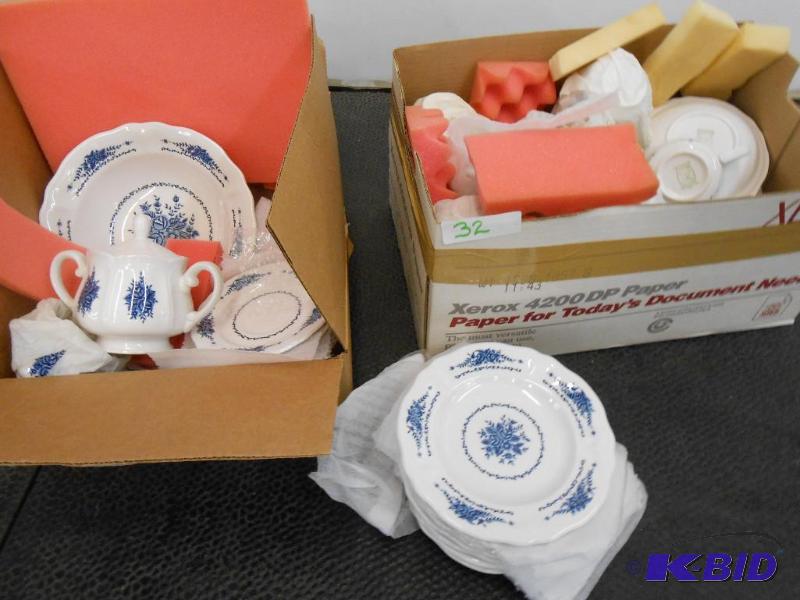 Blue and White Dish Set