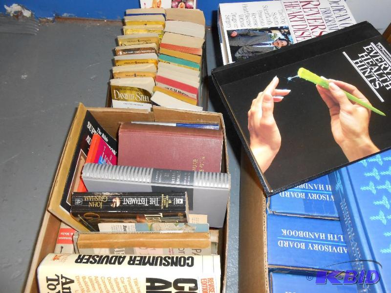 2 boxes of books