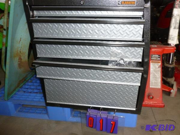 Gladiator roller tool cabinet. Has shipping d...