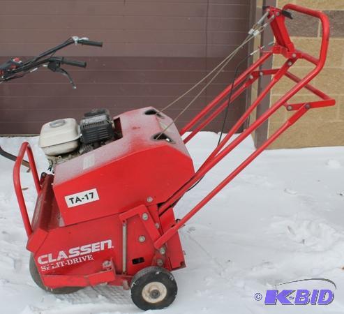 lot 13 image: 17" Split Drive Walk Behind Aerator&nbs...