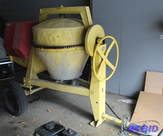 lot 3 image: Concrete Mixer 9 Cubic Ft. BEST Brand Model #...