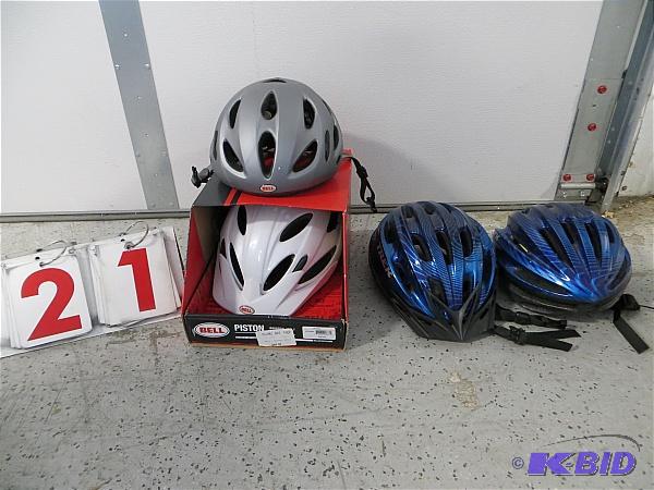 lot 21 image: Lot of Bicycle Helmets....