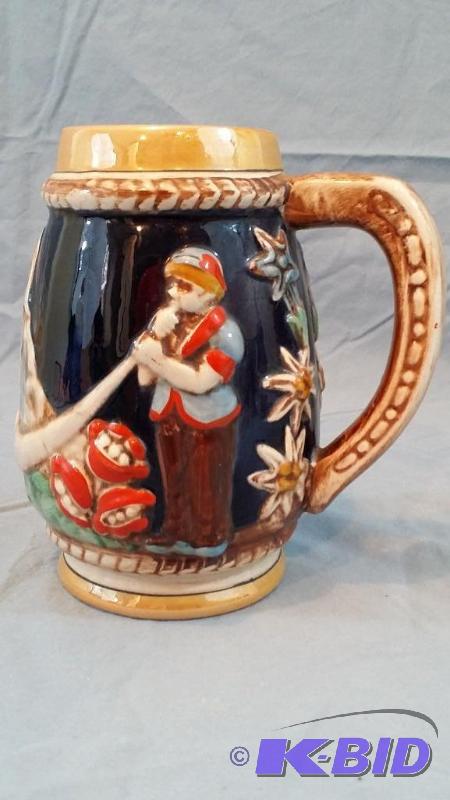 Heidelberg Style Beer Stein with Swedish Men