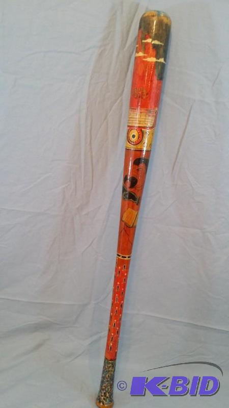 ClubBat painted folk art