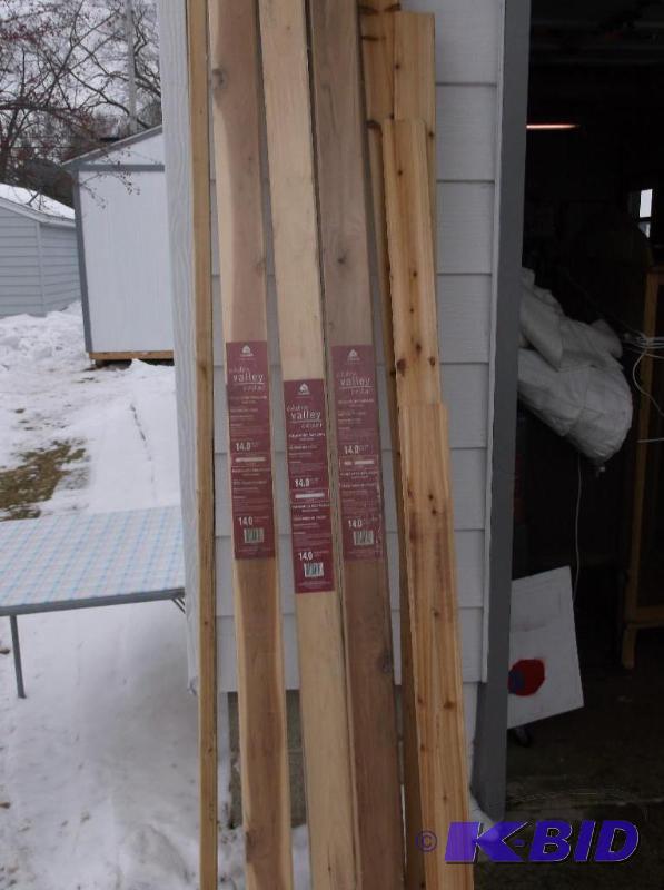 lot 10 image: Western red cedar wood paneling 42 sq ft. in ...