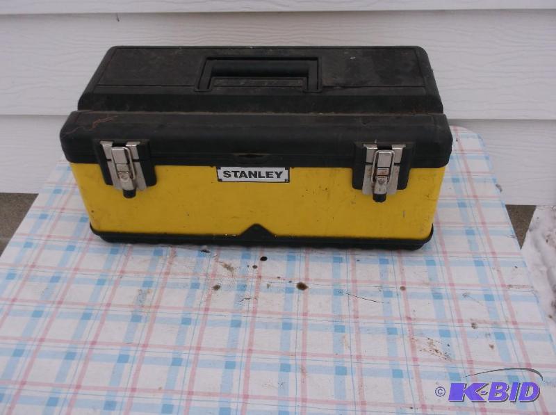 lot 25 image: Stanley tool box ....